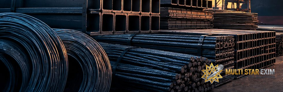 TMT bar bundles ready for dispatch